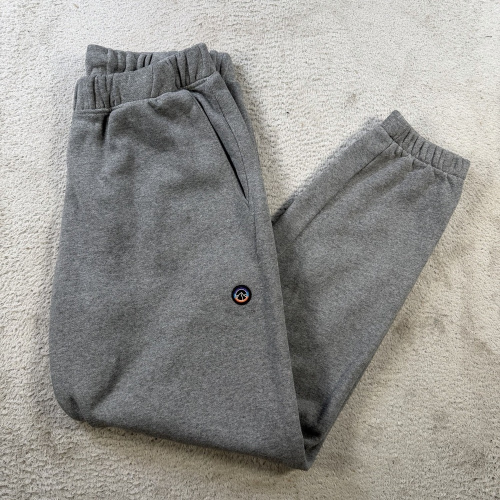 Patagonia Sweatpants Mens Medium Grey Fitz Roy Icon Uprisal Fleece Joggers 26066